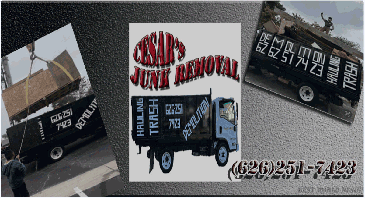 Banner Cesar's Junk Removal
